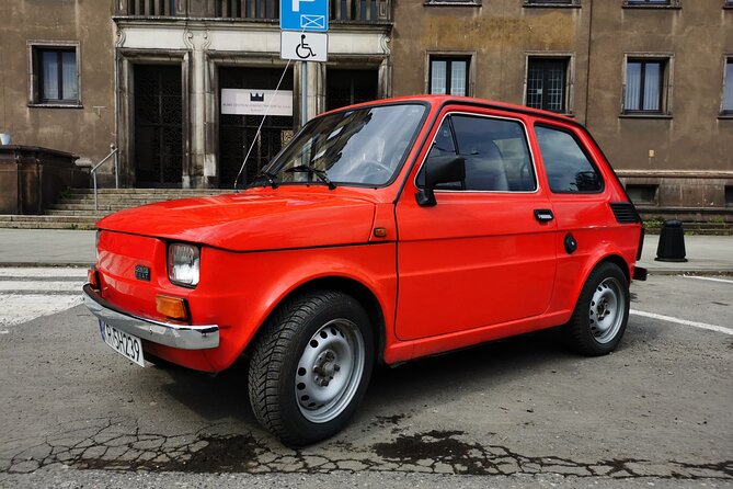 1.5h Crazy Guides' Communism Tour of Nowa Huta in Classic Car - The former Lenin Steelworks gate