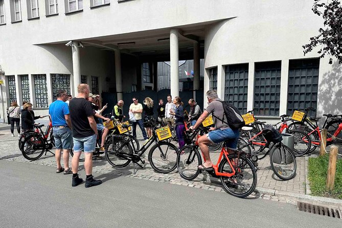 3-Hour E-Bike Tour In Krakow - Getting set up on Sławkowska Street