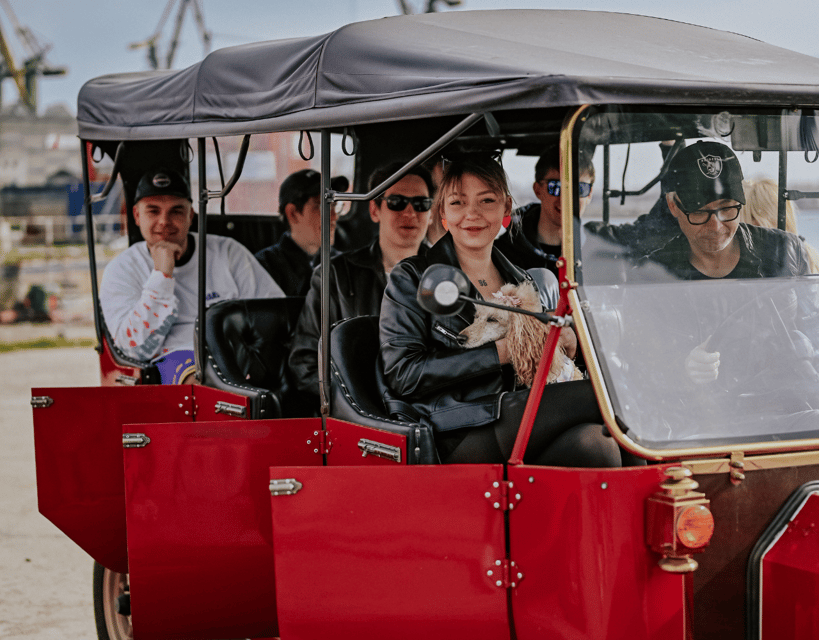 60 min of sightseeing in retro cars, Gdansk - The route from Stągiewna and back