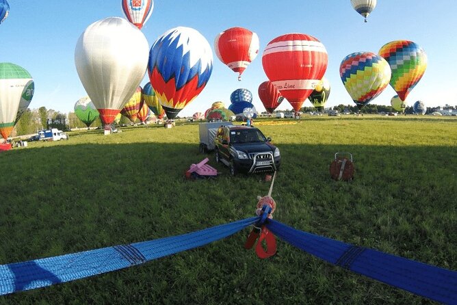 Balloon flight day tour from Warsaw - Narew National Park and its floating platforms