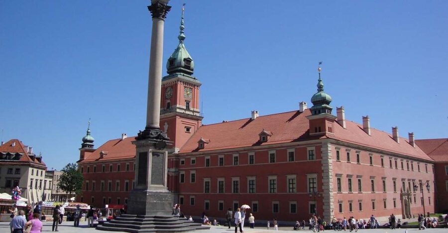 Best of Warsaw Full-Day Private Tour with Private Transport - Old Town Market Square after wartime destruction