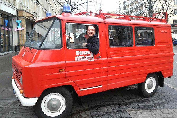 Best of Warsaw - private tour by retro minibus with hotel pickup - The communist center and the Palace of Culture