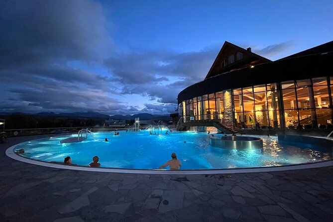 Chocholow Thermal Baths Evening Experience from Kraków - Family areas, sports, and seasonal attractions