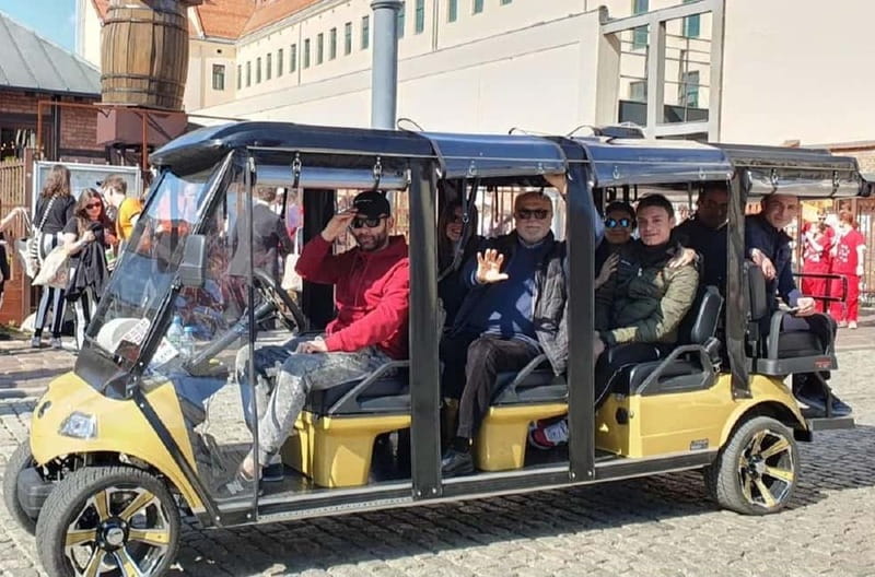 City Tour Cracow golf car plus Cruise on the Vistula River. - Kazimierz and its Jewish landmarks