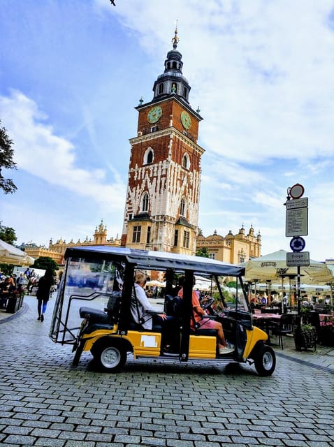 Cracow: Jewish Quarter and Ghetto Sightseeing Golf Cart Tour - Art, monuments, and street views from the cart