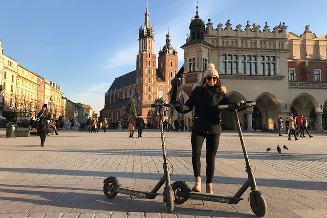 Electric Scooter Tours Kraków - Wawel Castle from the Vistula river