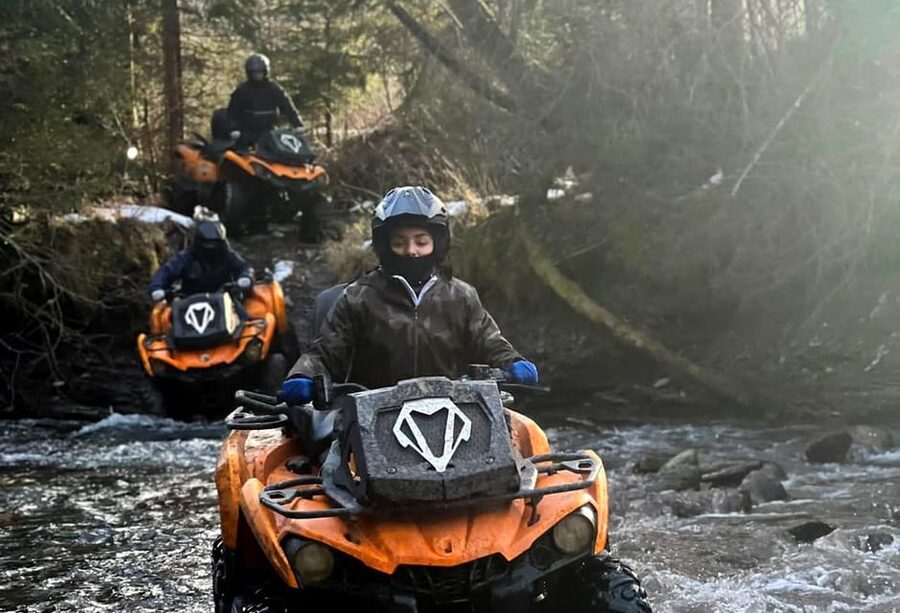 From Krakow: ATV/Snowmobile Ride, Shooting & Hot Springs - What happens when snow changes the plan