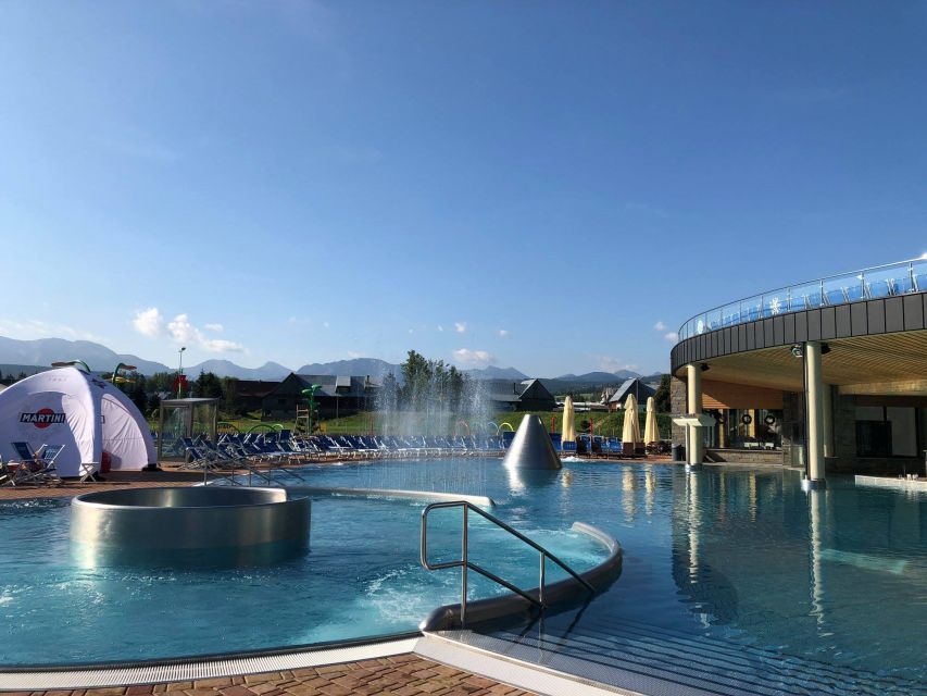 From Krakow: Chochołowskie Thermal Baths Ticket and Transfer - Hydro massage, geysers, lazy river, and slides