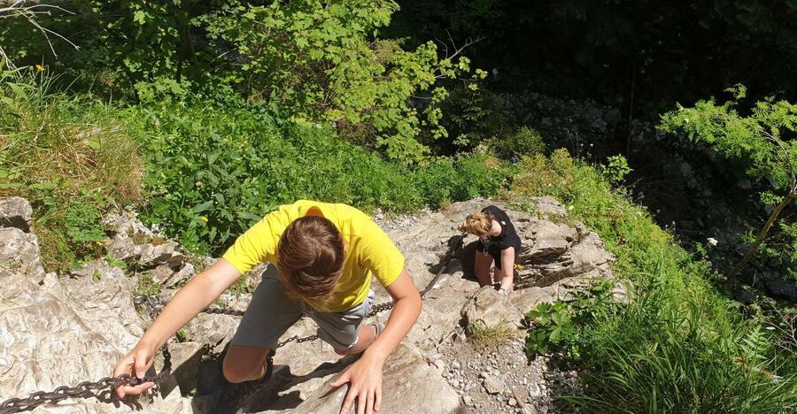 From Krakow: Hiking in the Tatra Mountains and Thermal baths - What the chain section feels like in practice
