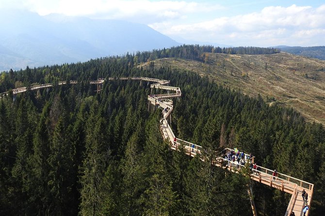 From Kraków: Slovakia Treetop Walk Bachledka and Zakopane - Crossing into Slovakia near Ždiar