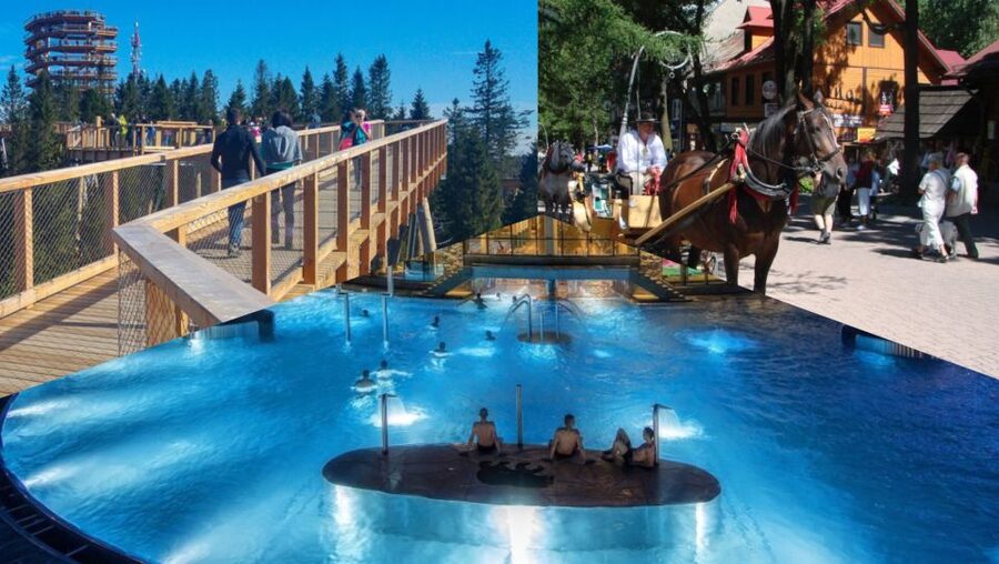 From Krakow: Slovakia Treetop Walk, Zakopane & Thermal Spa - A long mountain day from Krakow