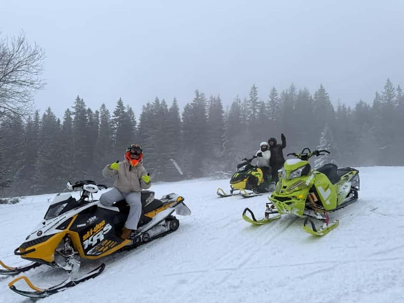 From Krakow: Snowmobile, Zakopane & Chochołowskie Baths - The minivan ride from Krakow