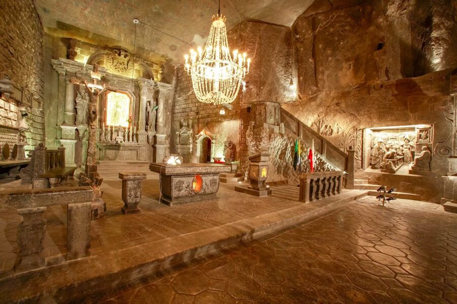 From Krakow: Wieliczka Salt Mine Guided Tour & Pickup Option - The long stairway down