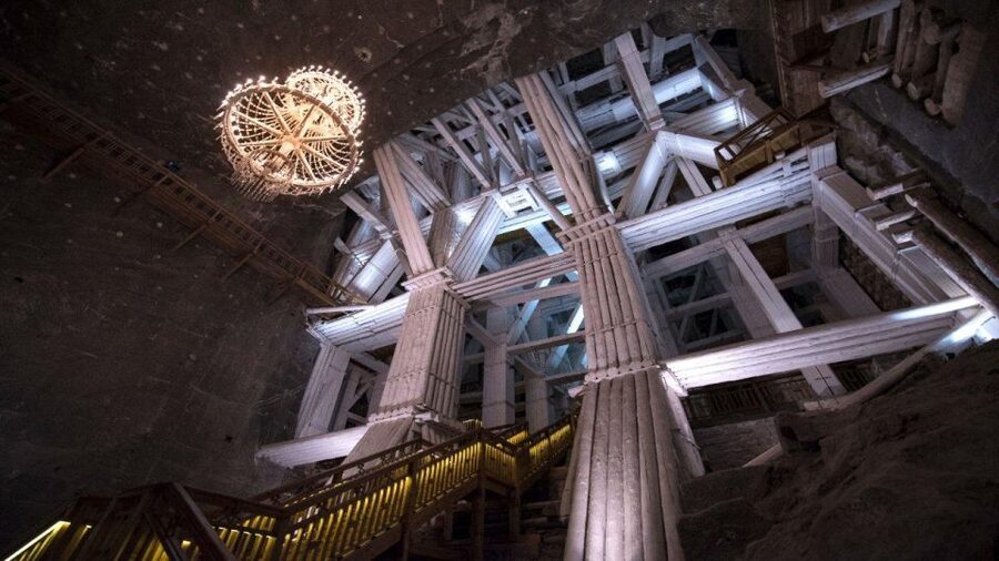 From Krakow: Wieliczka Salt Mine Guided Tour & Transfer - Salt carvings, chapels, and underground art