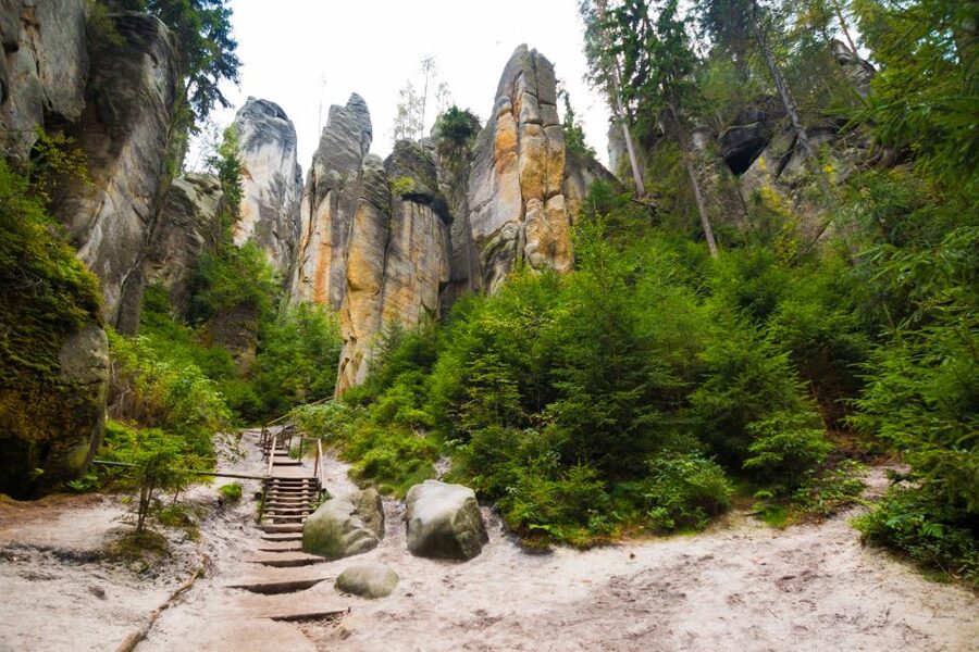 From Wroclaw: Hiking Trail in Rock City Adrspach - The private ride from Wroclaw to Czechia
