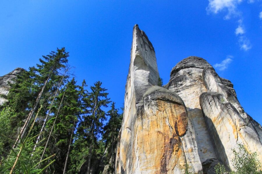 From Wroclaw: Hiking Trail in Rock City Adrspach - Squeezing through the Mouse Hole
