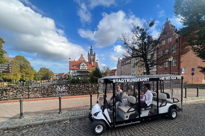 Gdansk: 2H City Sightseeing Tour LIVE GUIDED by Buggy/Golf cart - Why a golf buggy makes sense in Gdańsk