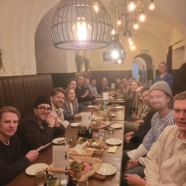 Gdańsk: Authentic Polish Vodka & Food Experience - Six vodkas and a Polish table at Piwnica Rajców