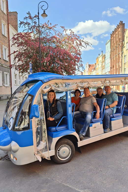 Gdansk: City Sightseeing Tour Eco Electric Buggy Golf Cart ! - Churches and the riverside Crane
