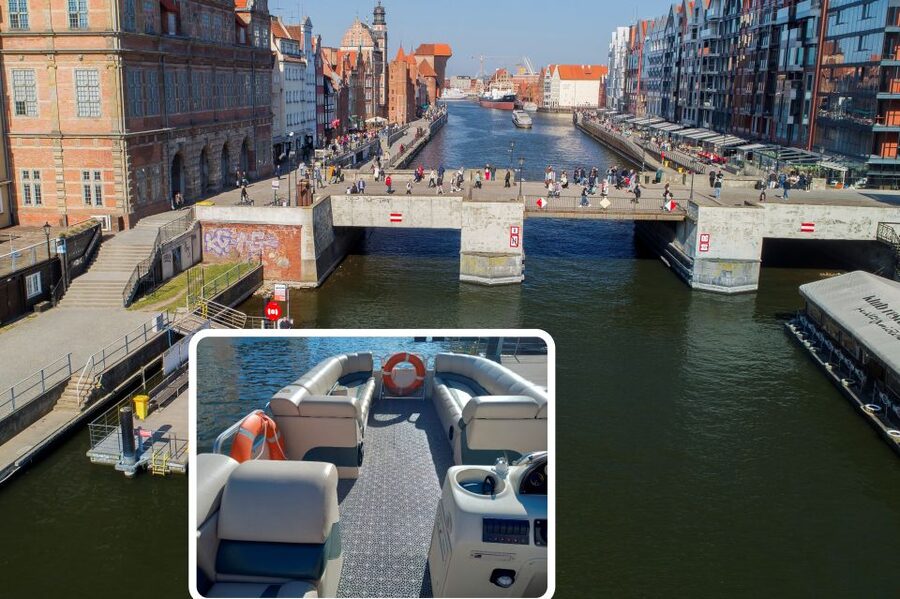 Gdańsk: Motlawa River Sightseeing Catamaran Cruise - Green Gate and the Motława waterfront