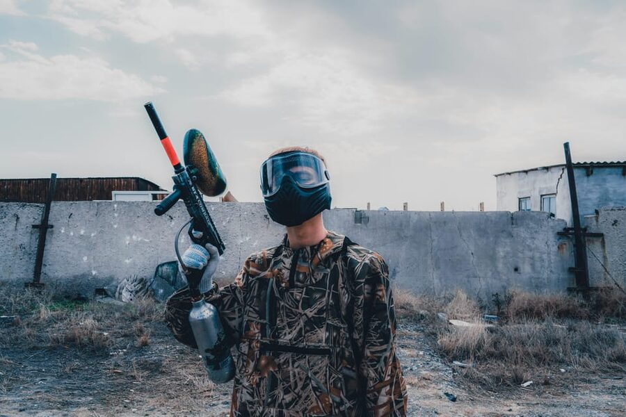 Gdansk: Outdoor Paintball and Private Transfers - Getting fitted with the right gear