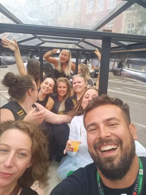 Gdansk: PartyBus in BuggyBus & Alcohol Included & Top Fun - Private space for groups of up to 13