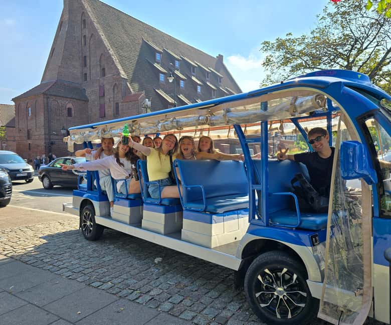 Gdansk:Private Beer City Tour Sightseeing By Golf Cart - Key points to know before booking