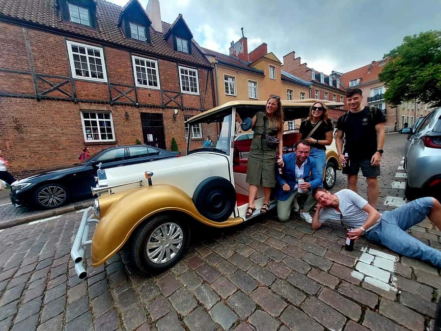 Gdansk:Private Beer City Tour Sightseeing By Golf Cart - Churches, chapels, and the medieval center