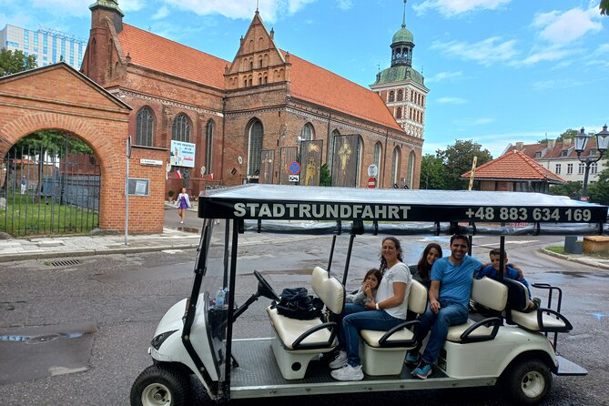 Gdansk: Private City Sightseeing Tour by Buggy/Cart LIVE GUIDED - The Millennium Tree, Bridge of Lovers, and Old Town