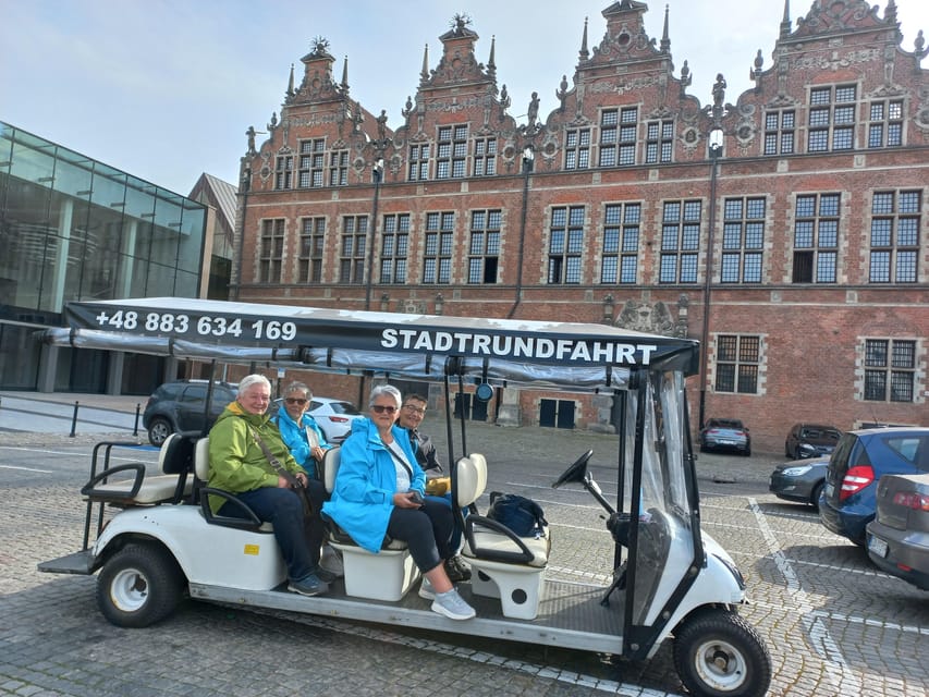 Gdansk: Private Top City Tour by Electric Cart & Live Guided - Gates, armor, and medieval church towers