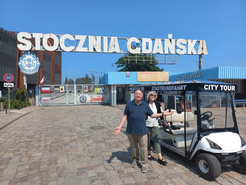 Gdansk: Private Top City Tour by Electric Cart & Live Guided - The shipyard and the beginning of a political change