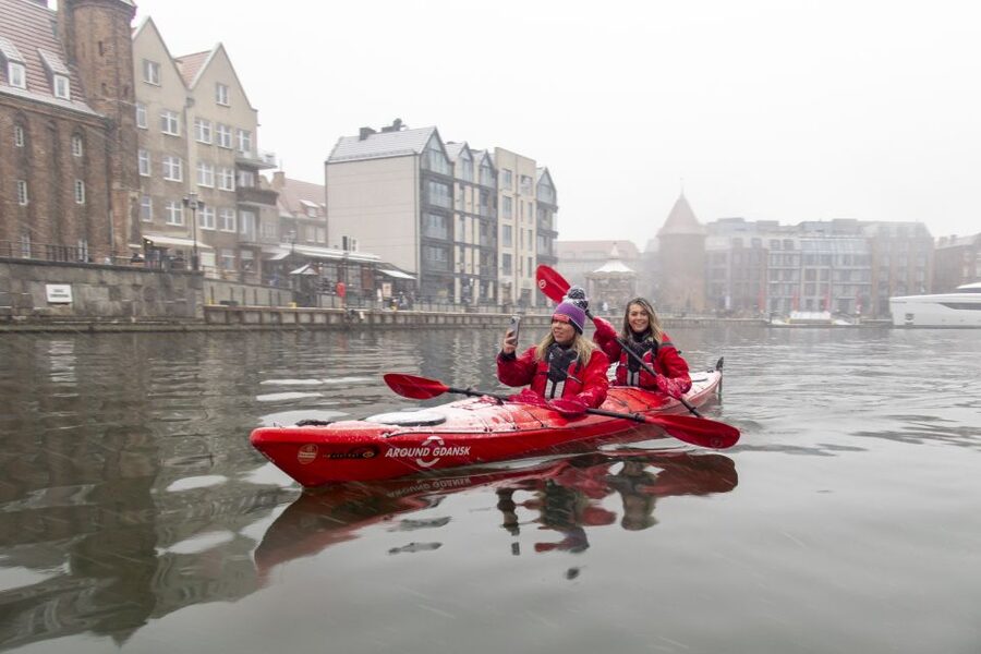 Gdansk: Winter Kayaking Tour - The Radunia Canal and its quieter turns