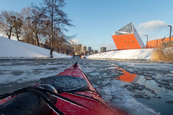 Guided Winter Kayak Tour in Gdańsk & Hot Chocolate Treat - Stable double kayaks for first timers