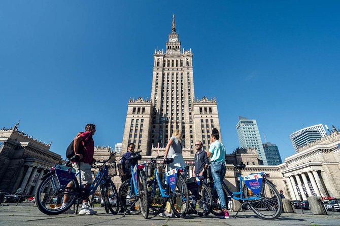 Half-Day Warsaw City Sightseeing Bike Tour for Small Group - The Palace of Culture and a proper break