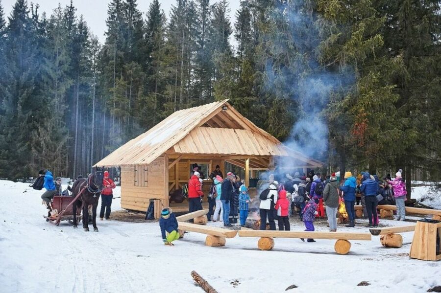 Horse Sleigh 2-3h Ride with Hot Springs or Zakopane Combos - Zakopane and Krupowki street