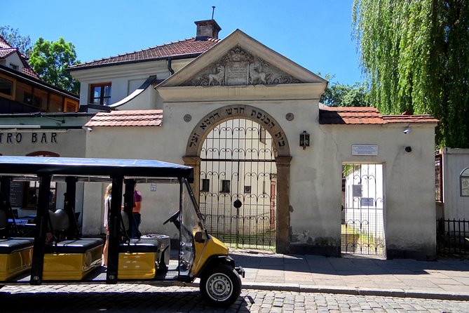 Kazimierz, Jewish Ghetto, Schindler's List story - Golf Cart Tour - Ghetto Heroes Square and the Eagle Pharmacy