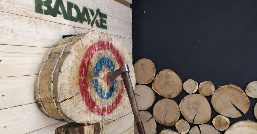 Krakow: Axe Throwing Fun - Learning the throw from an English-speaking instructor
