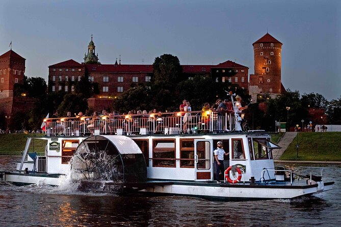Krakow by night 60 minutes cruise The Vistula River Krakow - Krakow by night from the Vistula