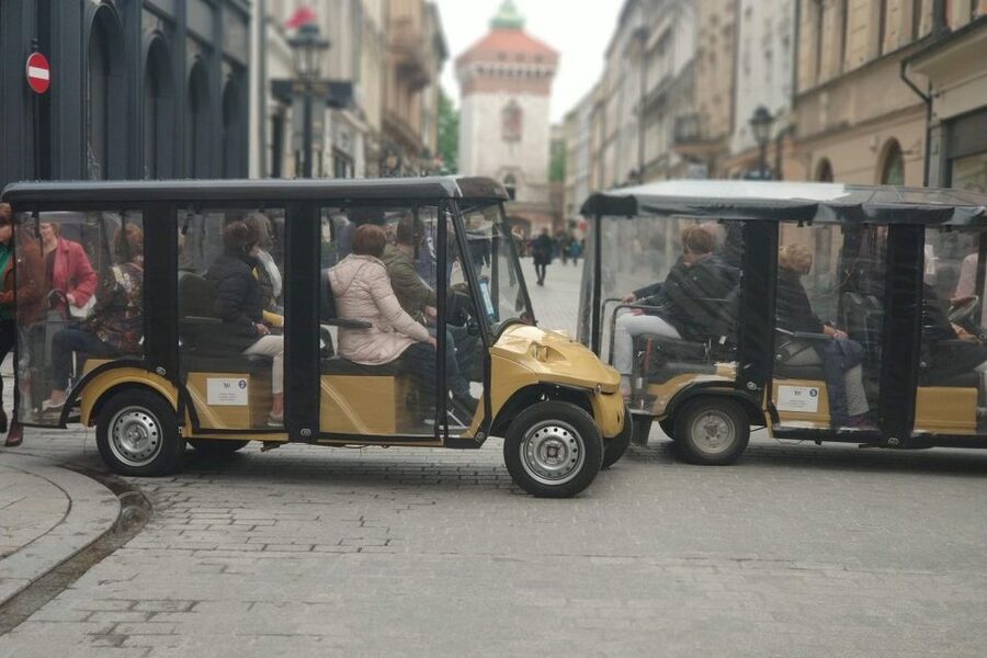 Krakow: City Golf Cart Tour and Schindler's Factory Museum - Kazimierz, where two communities shaped one district