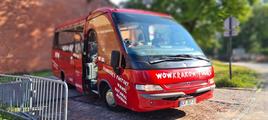 Krakow City SightSeeing hop on hop off bus and city game - Starting with the hop-on hop-off bus