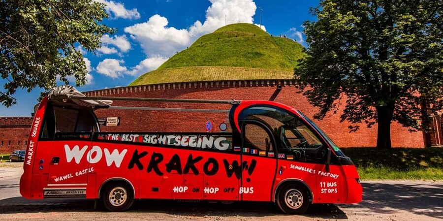 Krakow City SightSeeing hop on hop off bus and city game - My practical way to plan the day
