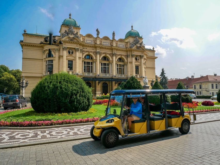 Krakow: City Sightseeing Tour by Electric Golf Cart - How the audio guide and driver work together