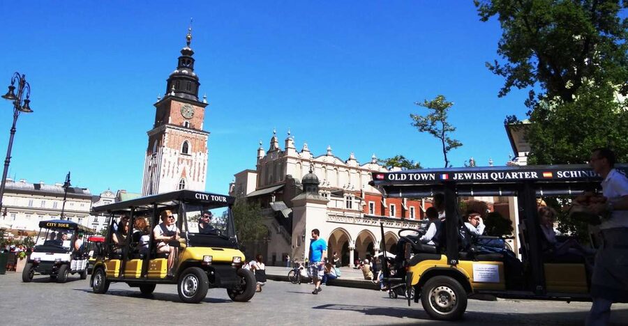 Krakow: City Tour by Electric Golf Cart - Kazimierz: Synagogues, Cemeteries, and Side Streets