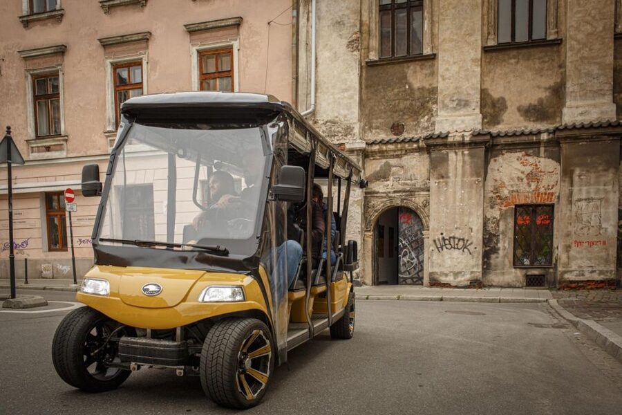 Krakow: City Tour Golf Cart & Schindler's Factory Guide Tour - Starting at the Kiss and Ride parking area
