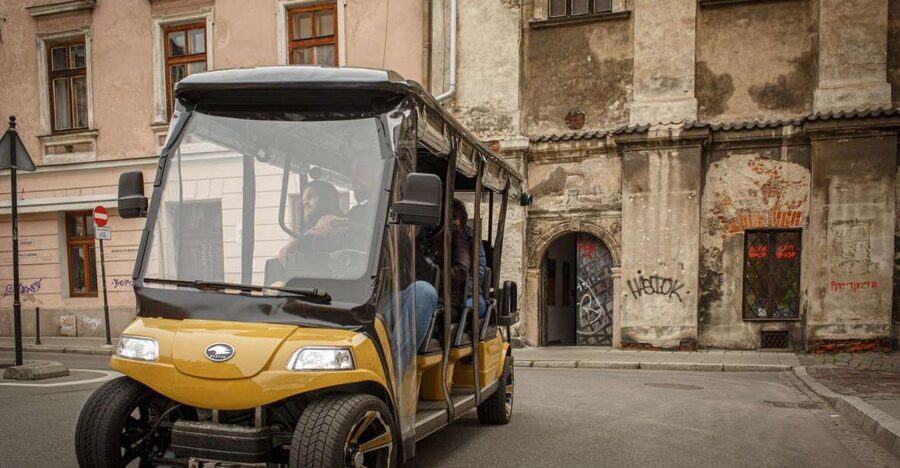 Krakow: City Tour Golf Cart & Schindler's Factory Guide Tour - Wawel Castle and the royal center
