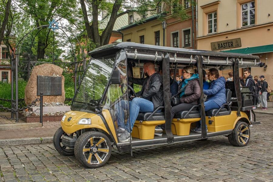 Krakow: Extended City Sightseeing Tour - Eco Buggy Golf Cart - Starting beside the Żabka shop