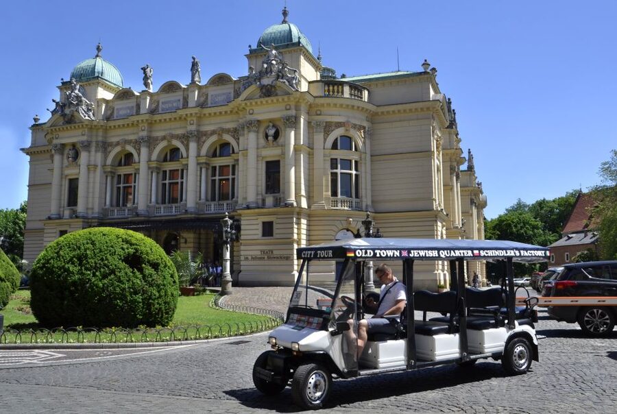 Krakow: Full Tour Regular 1.5h guided city tour by E-Cart - Kazimierz, Krakow’s Jewish Quarter
