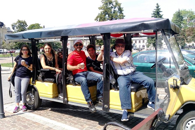 Krakow: Guided City Tour by Golf Buggy (with hotel pickup) - Live commentary or audio in 28 languages