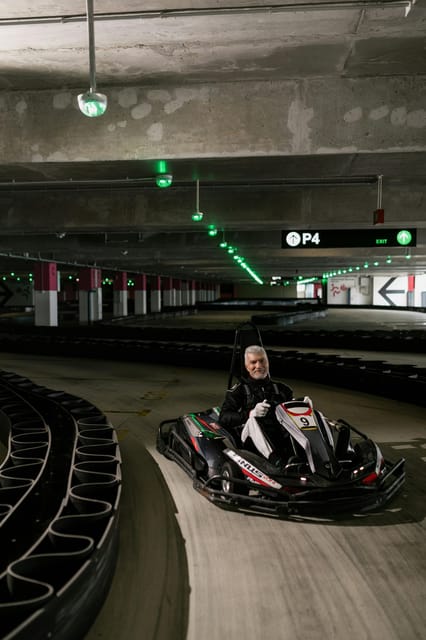 Krakow: Indoor Go-Karting (24-Minute Races) - Race results, podium, and group atmosphere