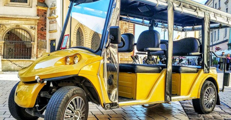 Krakow: Jewish Quarter and Ghetto Electric Golf Cart Tour - Crossing into the former Jewish ghetto